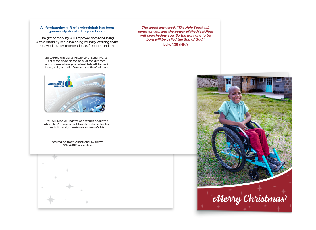 Christmas Card with Armstrong