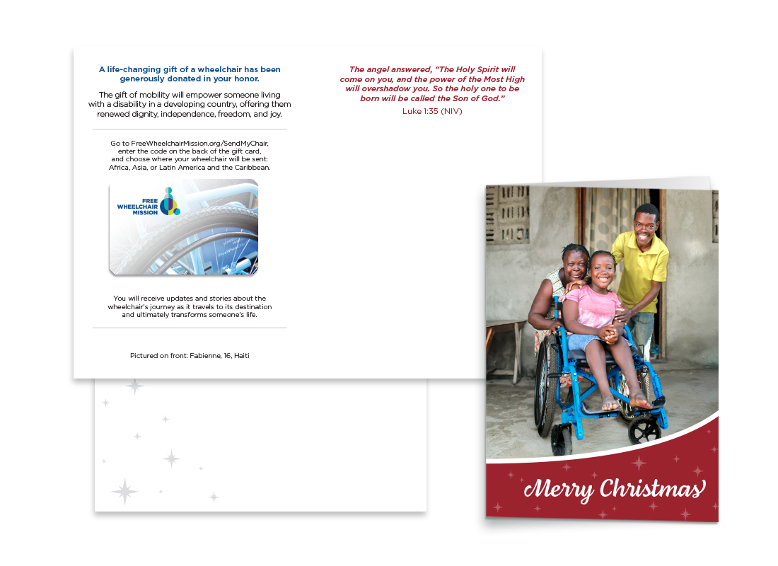 Christmas Card with Fabienne