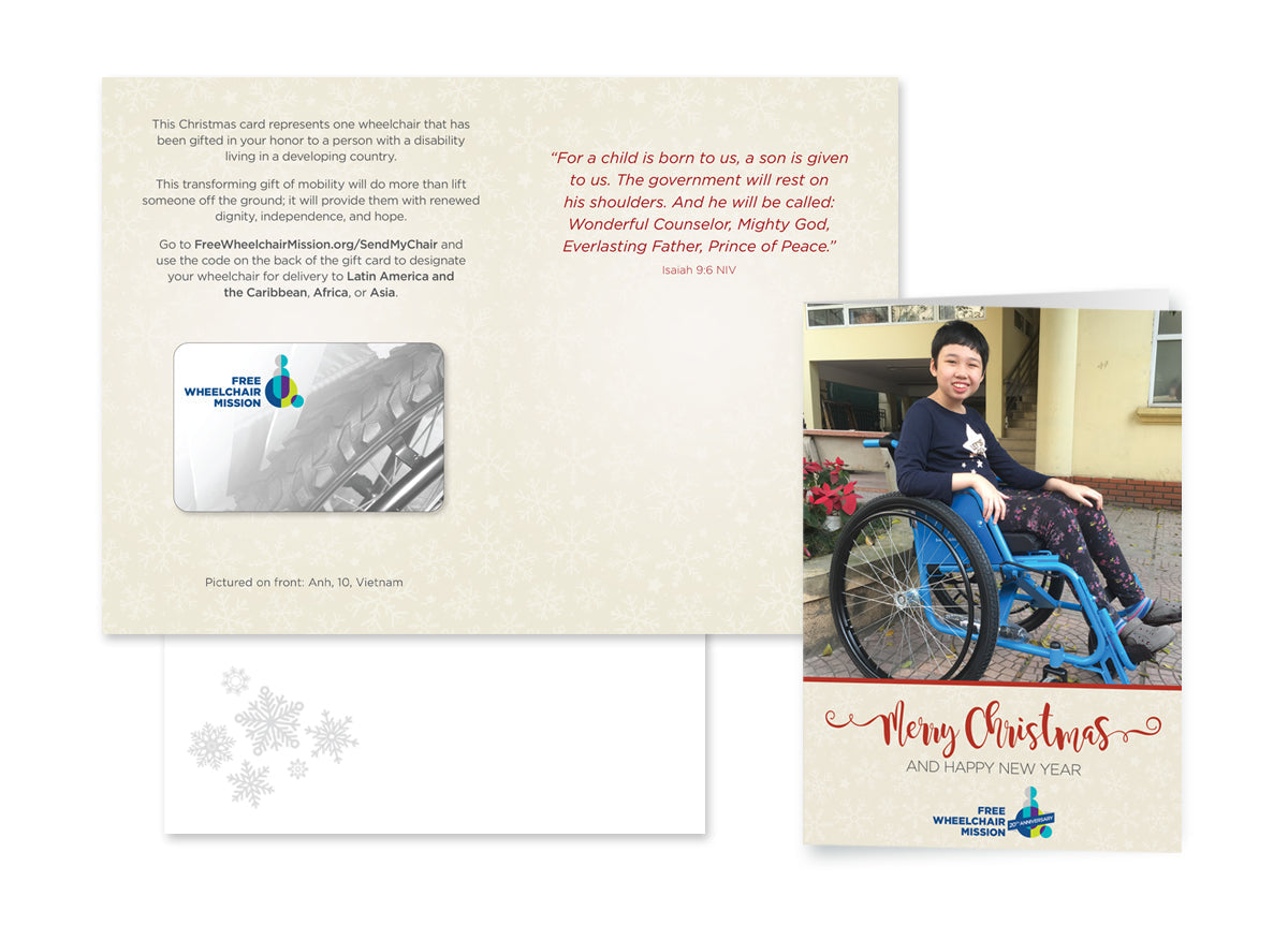 Christmas Card with Anh
