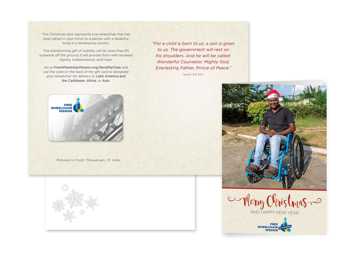 Holiday Card with Thiruselvam