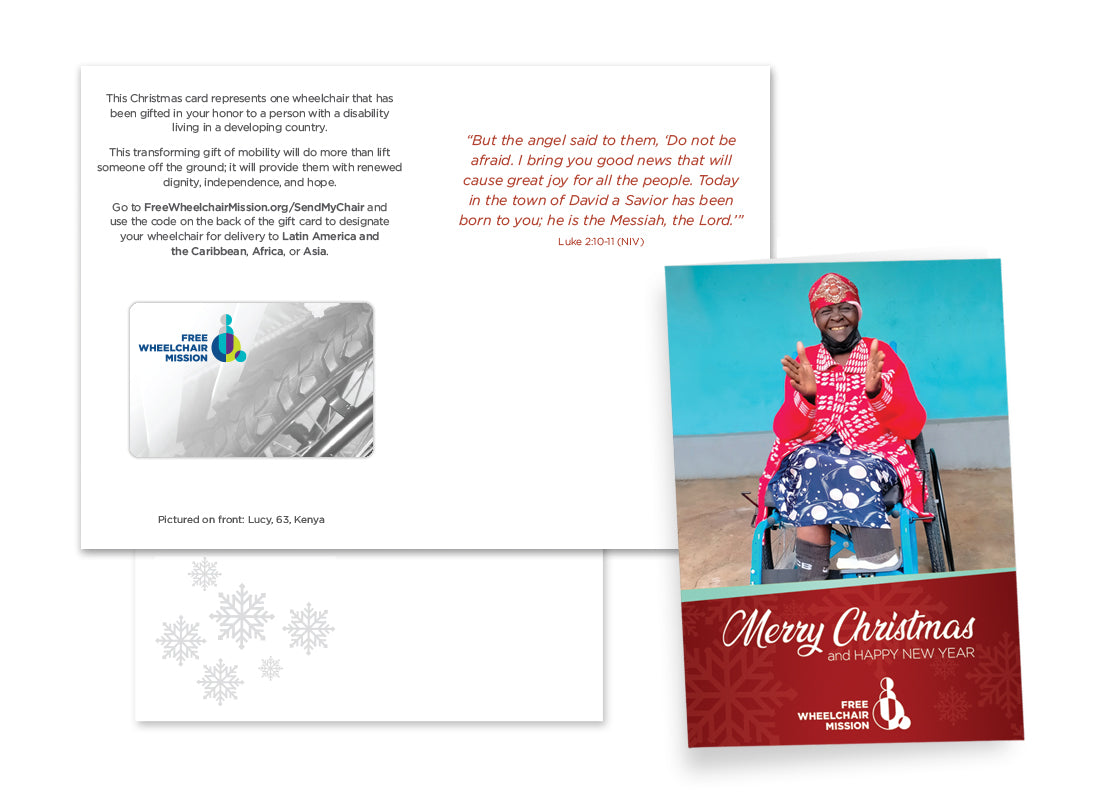 Christmas Card with Lucy