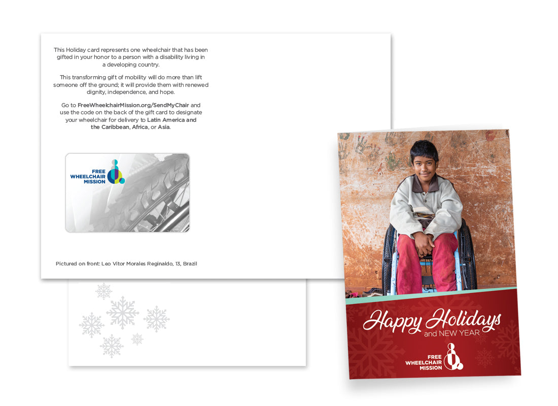 Holiday Card with Leo
