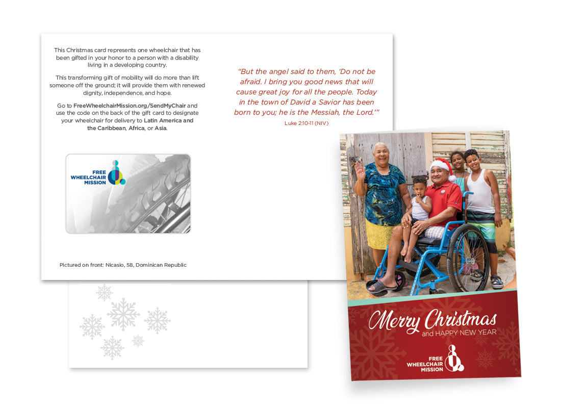 Christmas Card with Nicasio