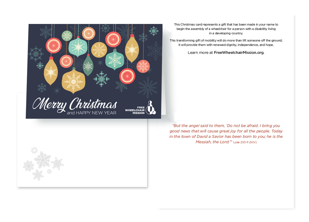 Free Wheelchair Mission Introductory Card