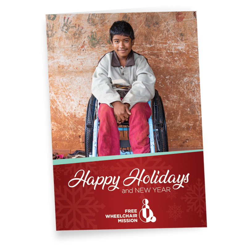 Holiday Card with Leo