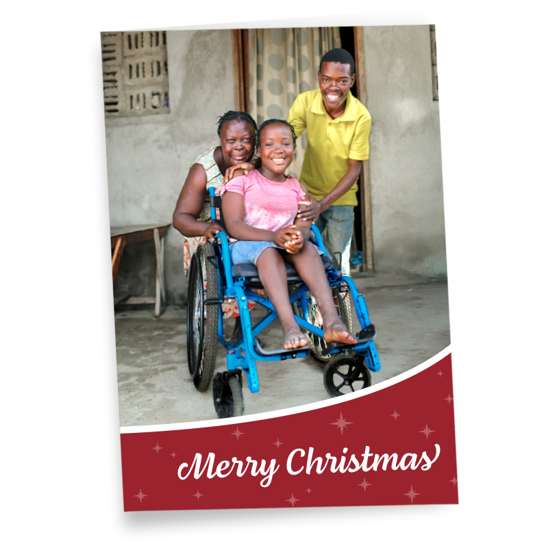 Christmas Card with Fabienne